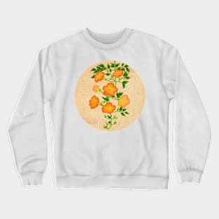 Minhwa: Trumpet Creeper A Type (Korean traditional/folk art) Crewneck Sweatshirt